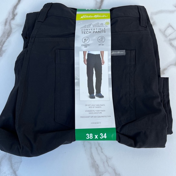 eddie bauer men's convertible tech pant